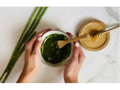 DIY Маска с Матча и Коллагеном