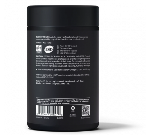 Omega-3 Antarctic Krill Oil, Масло Криля Омега-3 1000 мг, 60 гелевых капсул